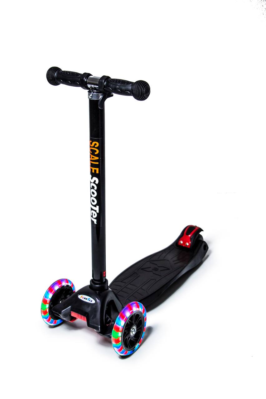 3-Wheel Kick Scooter for Kids Ages 2–8 | Black