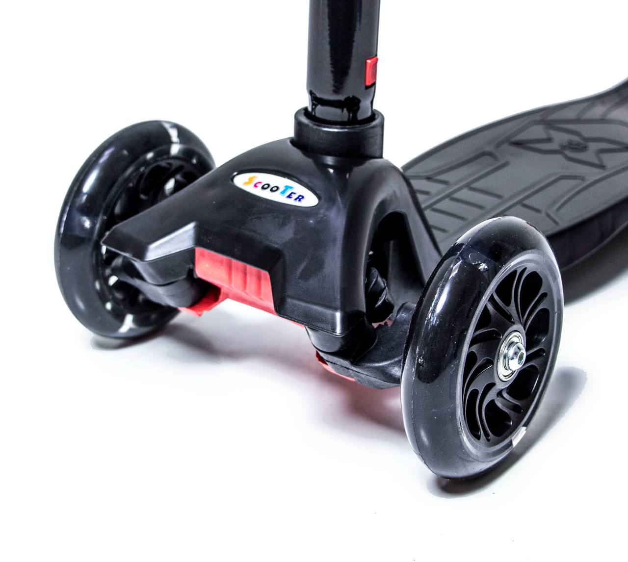 3-Wheel Kick Scooter for Kids Ages 2–8 | Black