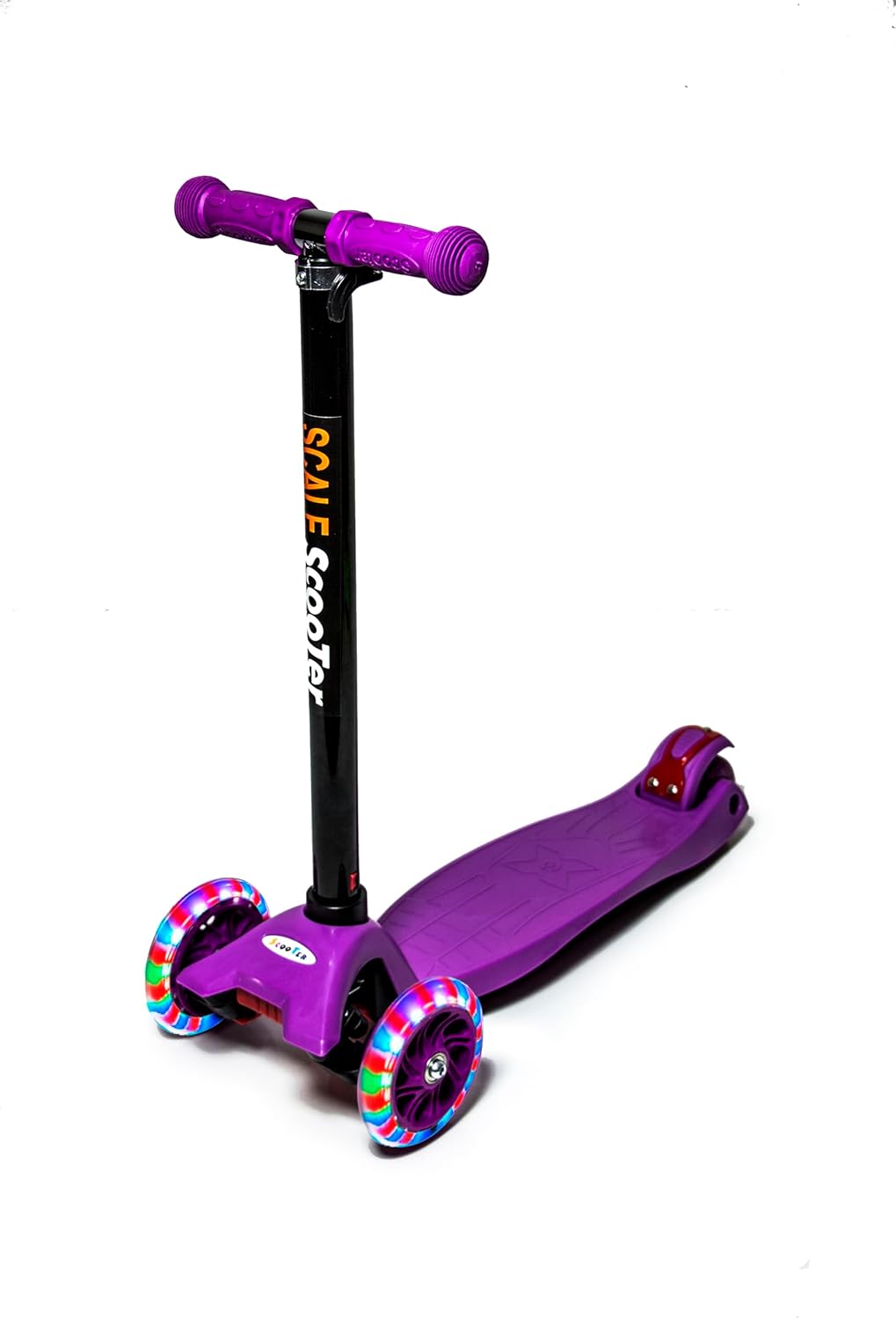 3-Wheel Kick Scooter for Kids Ages 2–8 | Purple