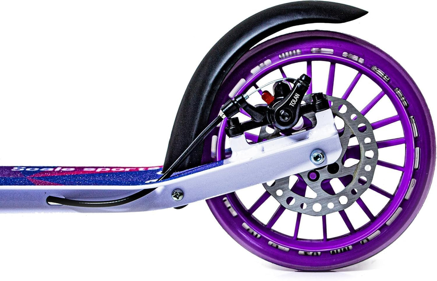 Scale Sports - Folding Kick Scooter for Adults up 100kg | Purple