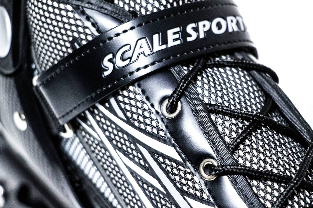 Adjustable Black Inline Skates – Scale Sports 0935 (UK 7.5–9.5 | EU 41–44)