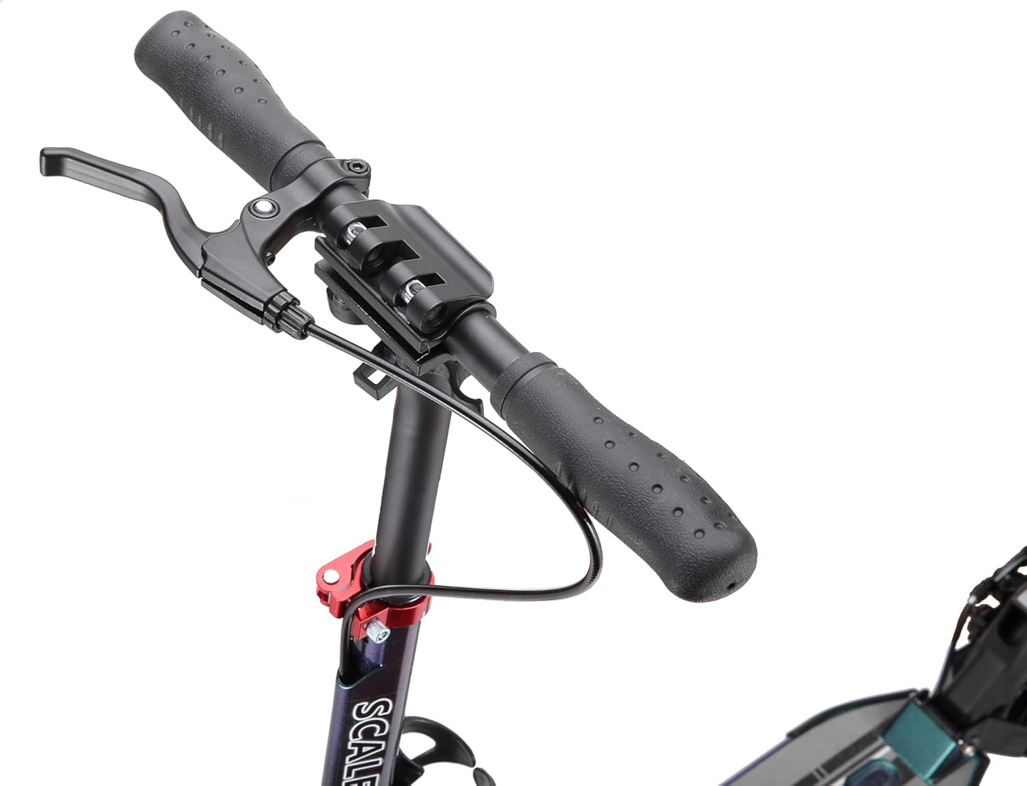 Scale Sports Chameleon Kick Scooter – Folding, Adjustable for Kids & Adults, Disc Brake, Dual Suspension, 200mm Wheels