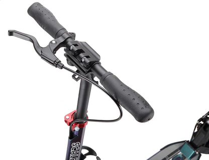 Scale Sports Chameleon Kick Scooter – Folding, Adjustable for Kids & Adults, Disc Brake, Dual Suspension, 200mm Wheels