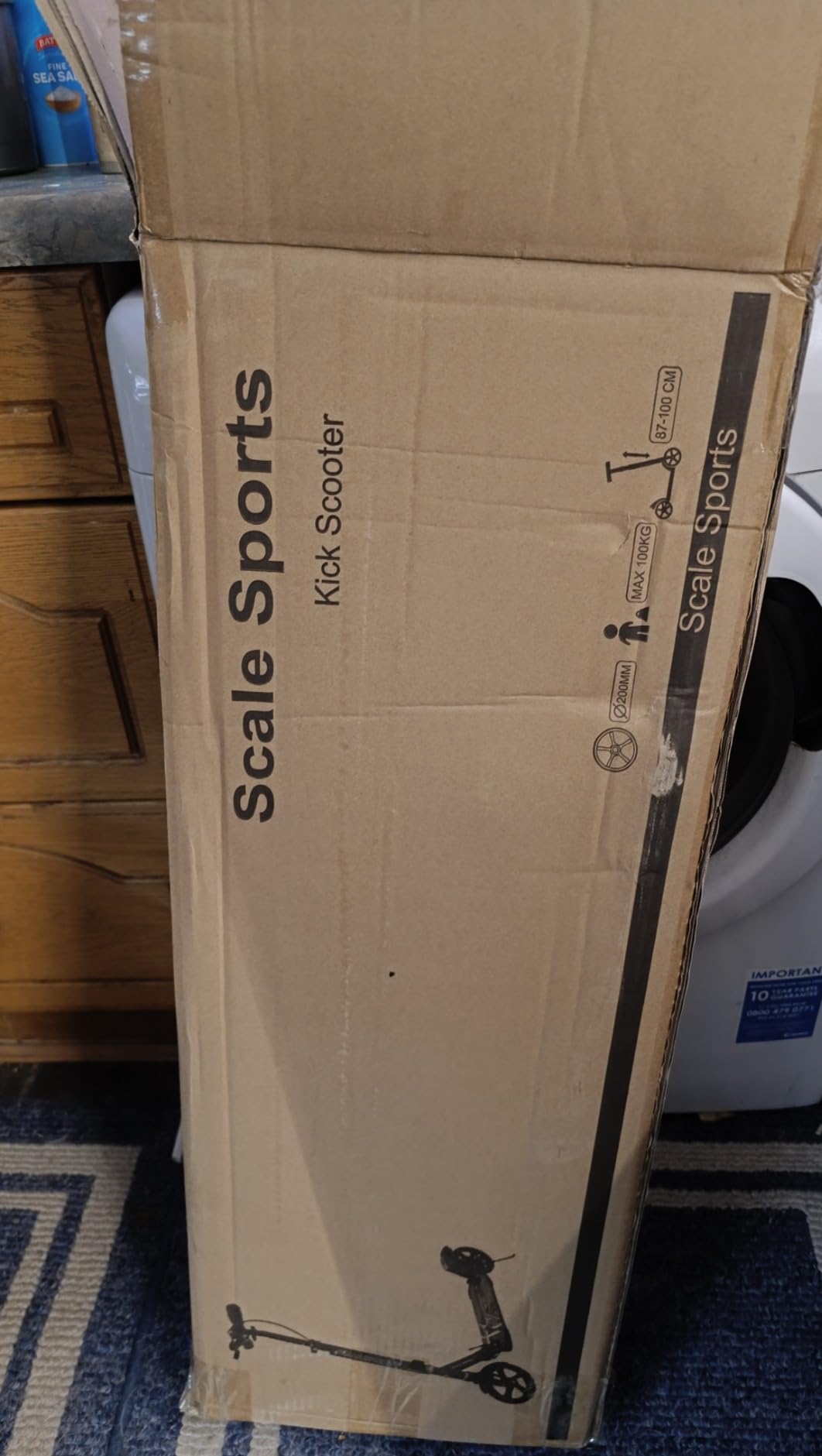 Review for Scale Sports Black Kick Scooter – Folding, Adjustable for Kids & Adults, Disc Brake, Dual Suspension, 200mm Wheels