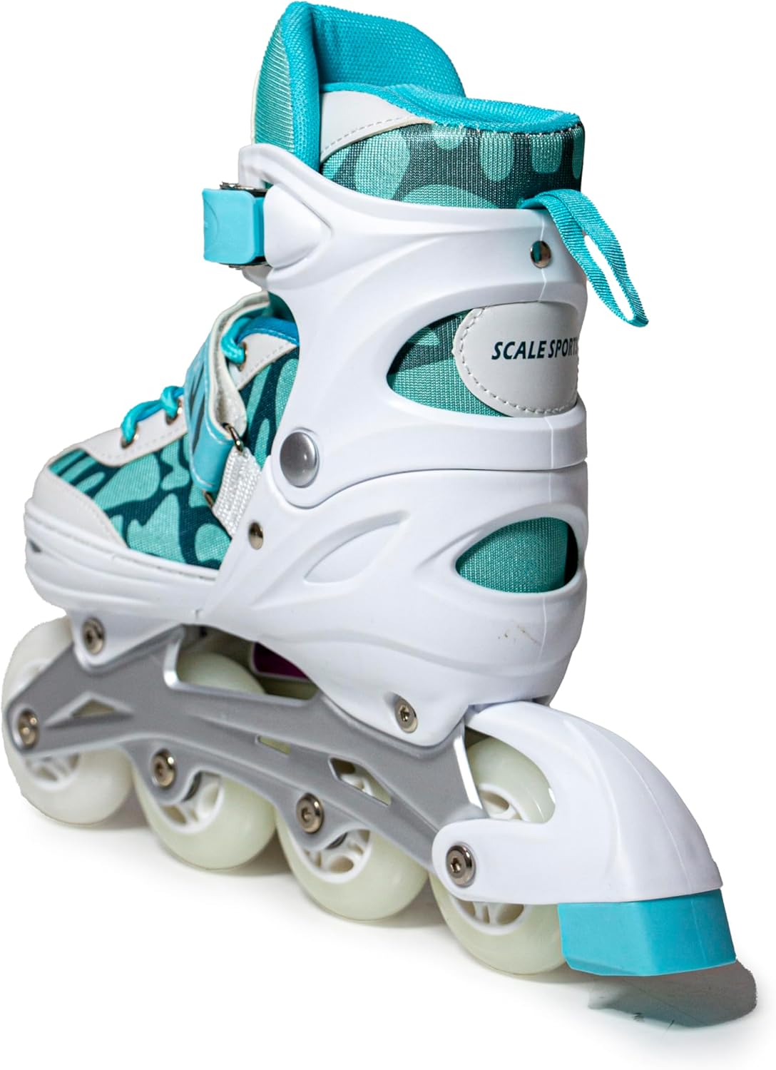 Mint Adjustable Inline Skates for Girls, Teens & Women – Scale Sports 601B | UK C11–7 (EU 30–41