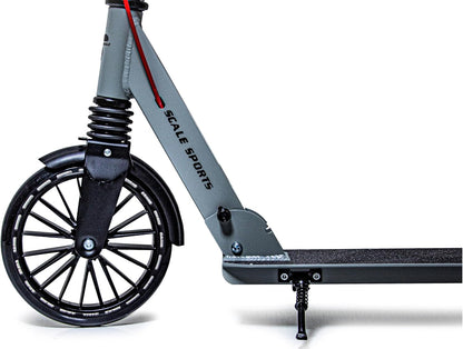 Scale Sports - Folding Kick Scooter for Adults up 100kg | Grey