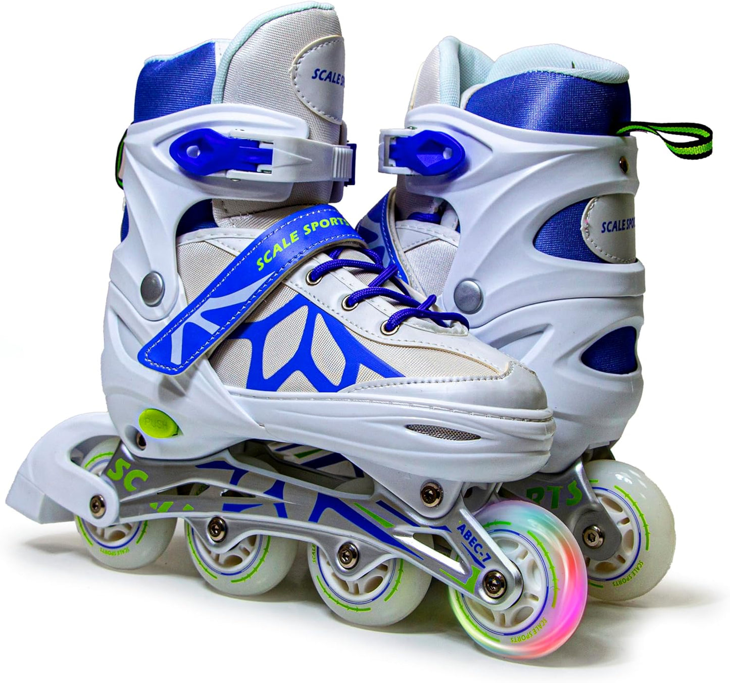 Purple Adjustable Inline Skates for Girls, Teens & Women – Scale Sports 601B | UK C11–7 (EU 30–41